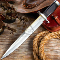 Beliebte Neue Bowie-Messer aus Edelstahl mit Holzgriff, DIY Anpassbare Größe, Leichtgewichtig, OEM Private Label, Hochwertig