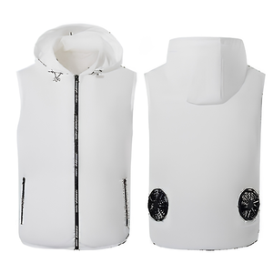 Gilet de refroidissement d'été à ventilateur, rechargeable par USB, pour la sécurité au travail, extérieur, léger, respirant, unisexe, logo personnalisé, OEM - Product Image 3