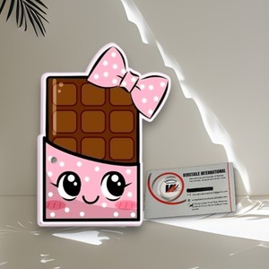 Private <b>Label</b> Lash Cute Chocolate Bow Acrylic Solid Diamond Oval Eyelash Tools Accessories Plate Eyelash Extension Tiles Pallet - Product Image 5