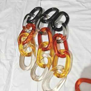 Nuevas Cadenas de Resina Ligeras de Colores, Cadenas de Resina al por Mayor, Cadenas de Resina a Granel para Decoración, Accesorios de Resina para Cadenas - Product Image 4