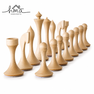 Juego de Ajedrez de Madera de Roble Natural, Tablero en Forma de Castillo, Diseño Rectangular de Fortaleza, Piezas de Ajedrez Clásicas, Juego de Estrategia, Decoración - Product Image 3