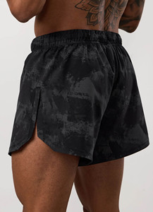 Pantalones Cortos Deportivos para Hombre, Fabricante OEM Personalizado, 5 Pulgadas, Elásticos en 4 Direcciones, Tela Ligera, para Gimnasio, Running y Deportes - Product Image 2