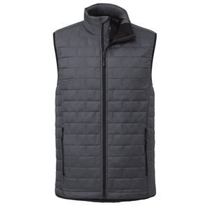 Gilet en duvet pour hommes, hiver, extérieur, sans col, léger, matelassé, sans manches, avec logo, service OEM disponible - Product Image 4