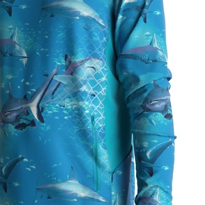 Fabricant OEM de sweats à capuche de pêche personnalisés en gros, avec protection UV, en jersey de polyester, marque privée, fabrication en vrac - Product Image 5