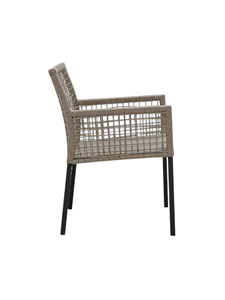 เก้าอี้สวนหวายร่วมสมัยขาเรียว - เฟอร์นิเจอร์กลางแจ้งที่ทนทาน - Product Image 1