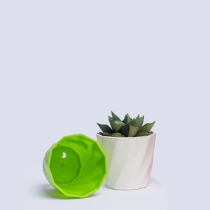 Meilleures ventes Pot pour la décoration de la maison et du jardin Pot de fleurs de table en plastique de haute qualité - Product Image 3