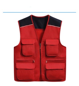Nouveau gilet de sécurité en maille avec fermeture auto-agrippante, gilet de travail haute visibilité réfléchissant en jaune orange, logo personnalisé OEM, tissu - Product Image 1