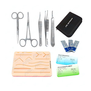 Practice <b>Kit</b> With Silicone Pad <b>Suture</b> Tools Surgical <b>Suture</b> Practice <b>Kit</b> For Training With Silicone <b>Suture</b> Pad - Product Image 1
