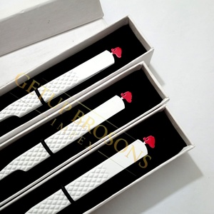 Vente en gros GETUP BROSONS IMPEX Nouvelles pinces à cils en acier inoxydable avec revêtement en poudre blanche, logo personnalisé, 10 mm, pointe lisse - Product Image 4