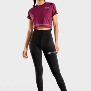 T-shirt femme col rond classique, séchage rapide, anti-humidité, toucher agréable pour la peau, prix direct usine, pour les acheteurs en gros - Product Image 3