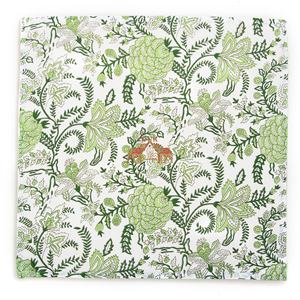 Dernière nouvelle collection de serviettes de table en coton imprimé floral à la main Serviettes de table réutilisables brodées à la main - Product Image 3