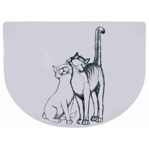 <b>White</b> 40 X 30 cm Pussy Cat <b>Placemat</b> - Product Image 1