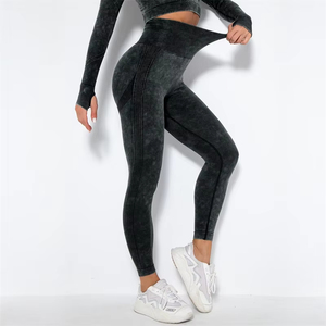 Professional Manufactures 100% <b>Top</b> High Quality Women Yoga Leggings Solid Legging Sportswear OEM Manufacturer Pakistan - Product Image 2