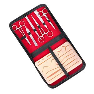 Almohadilla de Silicona Grande con 14 Heridas Precortadas para Prácticas de Sutura, Kit para Estudiantes de Medicina y Veterinaria/Enfermería, Set Ortopédico para Uso Hospitalario - Product Image 5