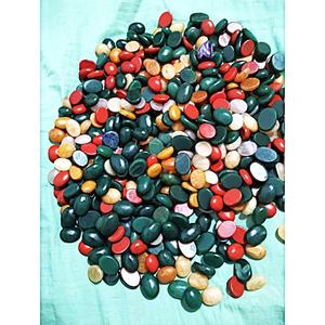 Vente d'usine Mélange de pierres précieuses Pierres d'inquiétude Mélange en gros Pierres d'inquiétude polies Feng Shui Amour Guérison Pierre de bague de doigt métaphysique - Product Image 4