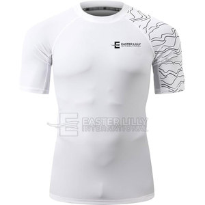 Vêtements d'arts martiaux en promotion, rashguard BJJ, design personnalisé, matière durable, rashguard BJJ pour hommes - Product Image 2