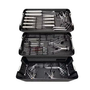 Juego de Instrumentos Quirúrgicos Ortopédicos Manuales de Acero Inoxidable Reutilizables de Alta Calidad para Cirugía Cervical, Lumbar y Espinal, Laminectomía - Product Image 1