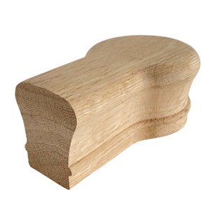 ราวจับบันไดไม้เมเปิลแข็งคุณภาพสูง ดีไซน์หรูหรา พร้อมยางกันลื่น สำหรับบันไดภายในและภายนอกอาคาร - Product Image 2