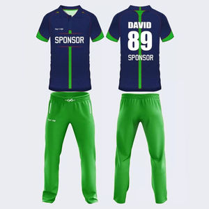 Pantalones de Jersey de Entrenamiento de Cricket de Poliéster Ligero Personalizados, Impresión por Sublimación Completa, Uniforme Transpirable para Clubes Deportivos - Product Image 1