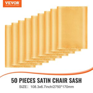 50 pezzi di fasce elastiche per sedie elasticizzati in oro elasticizzato per feste di festa di nozze-sedia elasticizzata - Product Image 2