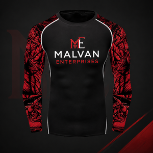Camisetas de compresión personalizadas para grappling, MMA, Jiu Jitsu, No-Gi, UFC, manga larga, UPF50+, transpirables - Product Image 1
