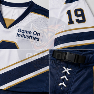Custom Ice Hockey Uniform Set Team Jersey Hockey Pants Sportswear Custom Made Team Apparel OEM ODM Ice Hockey Uniform - Product Image 6