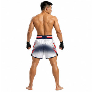 Shorts de Muay Thai Estampados 100% Poliéster al por Mayor, Duraderos, Transpirables, para Gimnasio, Lucha, Boxeo, Jiu-Jitsu, Sublimados para Hombre - Product Image 5