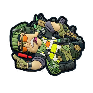 ป้ายโลโก้ยางพีวีซีเนื้อนุ่มแบบพรีเมียม สำหรับเสื้อผ้า กระเป๋า เสื้อแจ็คเก็ต เสื้อผ้าเด็ก ขนาด สี ดีไซน์ตามสั่ง แบบรีดร้อน - Product Image 5