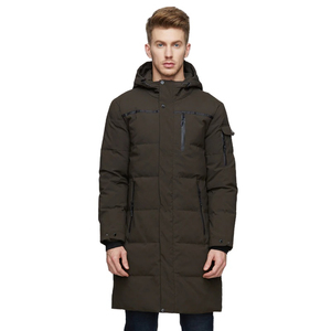 Manteau long matelassé coupe-vent en tissu haute densité, fabriqué sur mesure par Solid Trader - Product Image 4