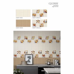 Azulejo cerámico blanco brillante de 300x600, elegante y minimalista, ideal para paredes de oficinas, interiores de edificios comerciales, formato grande - Product Image 3