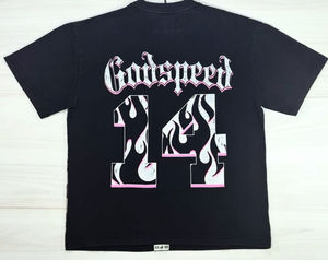 Camiseta Personalizada Ligera de Algodón 100% Tejido, Ecológica, Transpirable, de Secado Rápido, Corte Holgado, Impresión DTG, Manga Larga/Corta, Unisex, Estilo Hip - Product Image 2
