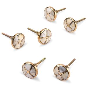 Boutons de tiroir et de meuble en nacre et résine, design premium, prix de gros direct usine - Product Image 5
