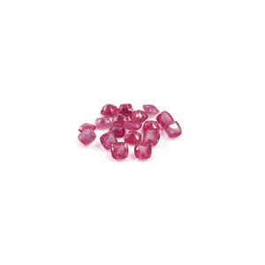 Rubis naturel de Bangkok calibré 6 mm taille coussin, pierre précieuse de rubis naturel à facettes pour la fabrication de bijoux, prête à l'emploi - Product Image 1