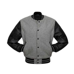 Nouveauté 2025, veste de baseball 100% laine, manches en cuir, prix bas, veste de varsity fabriquée au Pakistan - Product Image 4