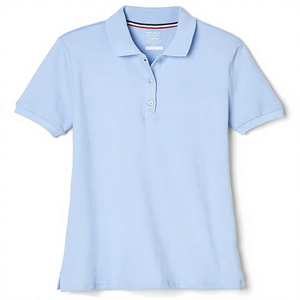 ผู้ผลิตเสื้อโปโลผู้หญิงแบบสั่งทำ OEM ODM แขนสั้น ทรงปกติ สวมใส่สบาย ผ้าถัก สีพื้น ใส่ได้ทุกฤดู - Product Image 4