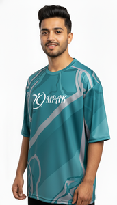 Camiseta de Hombre Casual Estilo Urbano, Oversize, Sublimada, Moderna, Corte Regular, Elegante, Poliéster/Algodón, Transpirable, Secado Rápido - Product Image 4