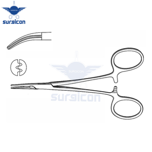 Pinzas Hemostáticas Mosquito de 12.5 cm (5 Pulgadas), Curvas, Atraumáticas, con Dientes Serrados, de Acero Inoxidable Premium, Pinzas Quirúrgicas Hemostáticas - Product Image 2