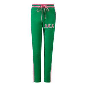 Pantalones Deportivos AKA Air Tech Fleece para Mujer, Color Rosa Verde, Joggers Atléticos de Felpa Suave, Ropa Deportiva Informal - Product Image 2