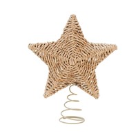 Articles de fête artisanaux en jonc de mer, ensemble d'arbres de Noël en jonc de mer de qualité supérieure