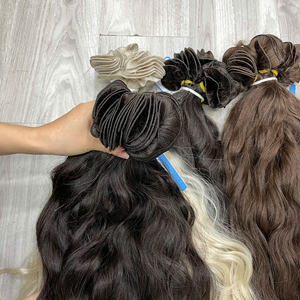 OFERTAS INCREÍBLES Paquete de Cabello Natural Liso sin Procesar, Extensiones de Cabello con Trama Cosida a Mano, 100% Cabello Humano, Listo para Enviar - Product Image 2