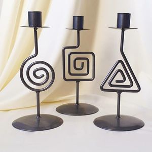 Support de Bougie en Fer Exclusif – Décoration Premium, Accent Parfait pour la Maison de Luxe, Événements de Mariage, Centres de Table pour Dîners – Livraison Mondiale - Product Image 1