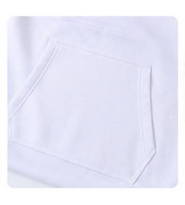 Sudadera Raglán Blanca y Azul para Mujer, Bordada con Letras Griegas Sigma en la Parte Delantera, Cuello Redondo, Manga Larga, 100% Algodón, Primavera/Verano/Otoño/Invierno - Product Image 3