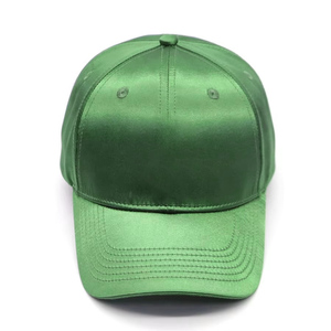 Casquette de baseball en satin de qualité supérieure Cosh Sports |   Casquette de luxe vert olive pour hommes et femmes, ajustable, finition soyeuse, style urbain - Product Image 6