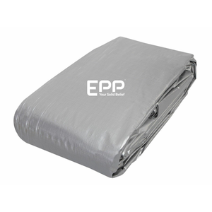 Bâche de mariage argentée et brune de qualité supérieure fabriquée au Vietnam Réservoir d'eau en bâche stratifiée haute densité 150gsm 200gsm - Product Image 1