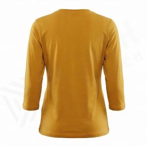 T-shirts pour femmes en gros, t-shirts unis pas chers, tissu lourd, t-shirts personnalisés pour femmes, tissu confortable, doux et respirant - Product Image 2