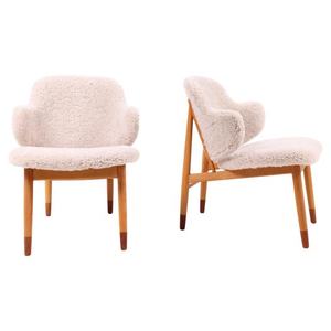 工場直販価格 クラブ ラウンジチェア デザイナー Ib <span class=keywords><strong>Kofod</strong></span>-<span class=keywords><strong>Larsen</strong></span> シープスキン張りアームチェア 家庭・アパート・ホテル・レジャー用 - Product Image 5