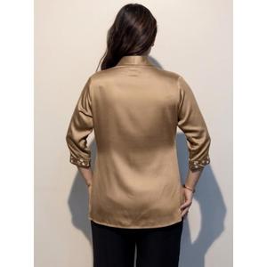 Camisa Ligera de Manga Larga para Mujer con Tela Suave para Oficina y Estilo Casual, Compre Directamente del Proveedor - Product Image 4