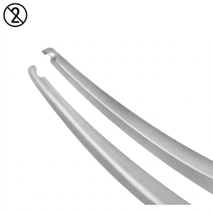 Hoskin # Pinzas Quirúrgicas Oftálmicas Curvas de Acero Inoxidable de 16 Piezas, Instrumento de Precisión para Cirugía Ocular, para Uso Médico Quirúrgico - Product Image 6