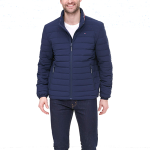 Chaqueta de Invierno para Hombre, Personalizable con Logotipo, de Alta Calidad, Resistente al Viento, con Cuello Alto y Logotipo Frontal, Cálida y Gruesa - Product Image 2