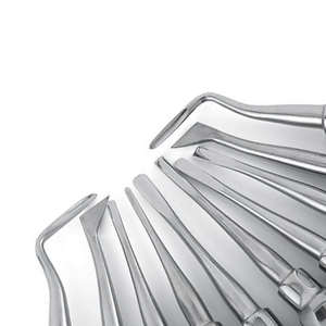 Élévateur dentaire pour extraction, élévateur de luxeur de racine courbé en acier inoxydable, kit de soins bucco-dentaires pour laboratoire dentaire par Dentavex - Product Image 2